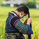 A Hmong woman.